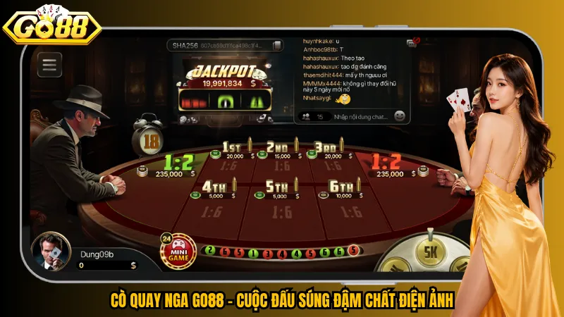 Cò Quay Nga Go88 – Một Viên Đạn, Muôn Nhịp Tim Bùng Nổ 2 Cò quay Nga Go88 – Cuộc đấu súng đậm chất điện ảnh