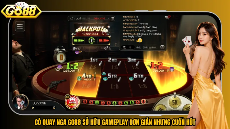 Cò Quay Nga Go88 – Một Viên Đạn, Muôn Nhịp Tim Bùng Nổ 3 Cò quay Nga Go88 sở hữu gameplay đơn giản nhưng cuốn hút