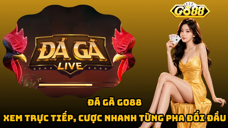 Đá Gà Go88 - Xem Trực Tiếp, Cược Nhanh Từng Pha Đối Đầu