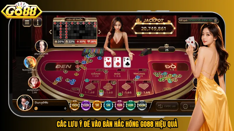 Hắc Hồng Go88 – Đoán Màu Lá Bài, Bạn Chọn Đỏ Hay Đen? 6 Các lưu ý để vào bàn Hắc Hồng Go88 hiệu quả