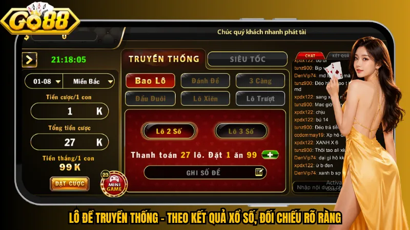 Lô Đề 1 Ăn 99 Go88 – Xuống Số Chuẩn, Tiền Về Nhanh 3 Lô đề truyền thống – Theo kết quả xổ số, đối chiếu rõ ràng