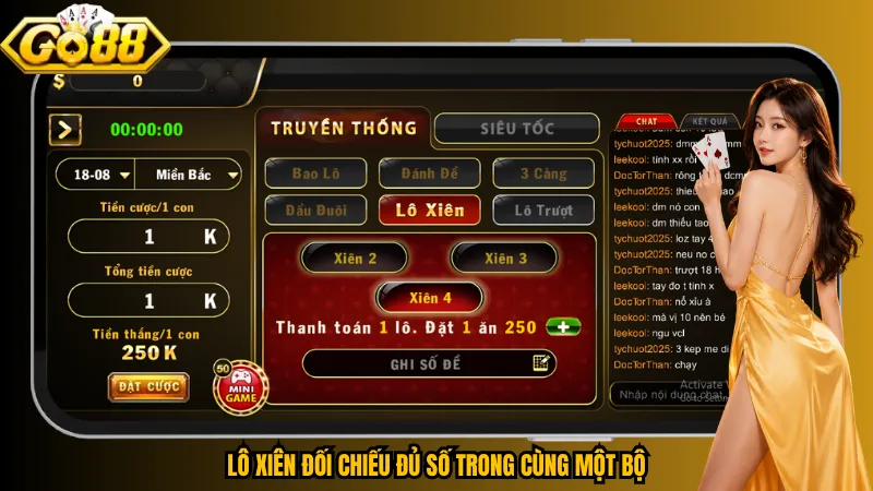 Lô Xiên – Ghép Đúng Bộ Số, Ăn Đậm Khi Cùng Về 2 Lô xiên đối chiếu đủ số trong cùng một bộ