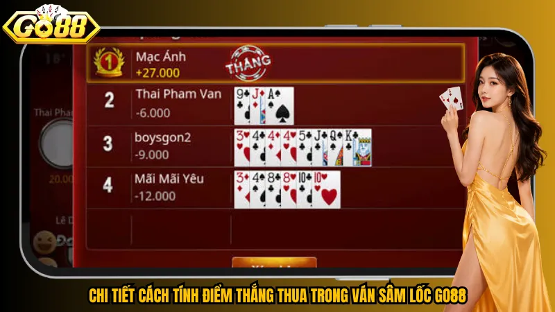 Sâm Lốc Go88 – Xuống Bài Thần Tốc, Chặt Heo Cực Đã 4 Chi tiết cách tính điểm thắng thua trong ván Sâm Lốc Go88