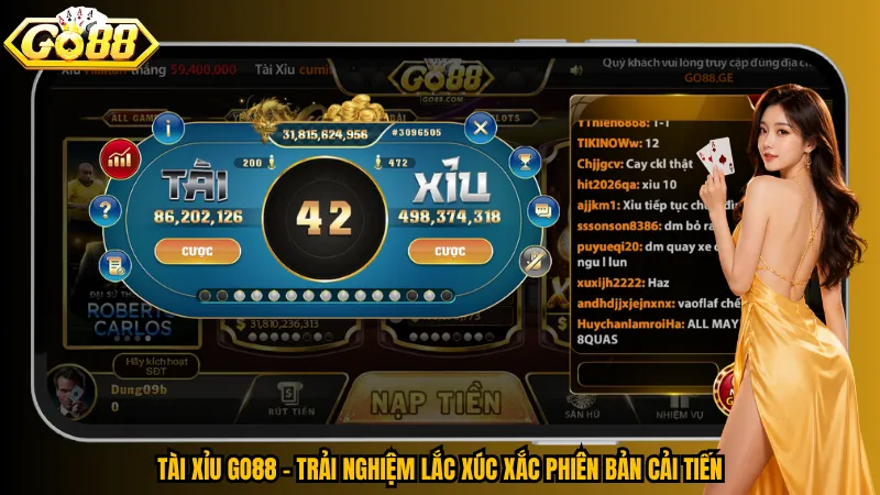 Tài Xỉu Go88 – Lắc Xúc Xắc, Săn Jackpot Cực Cháy 2 Tài Xỉu Go88 – Trải nghiệm lắc xúc xắc phiên bản cải tiến