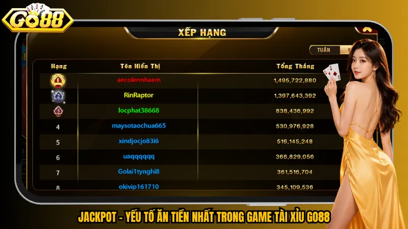 Tài Xỉu Go88 – Lắc Xúc Xắc, Săn Jackpot Cực Cháy 5 Jackpot – Yếu tố ăn tiền nhất trong game Tài Xỉu Go88